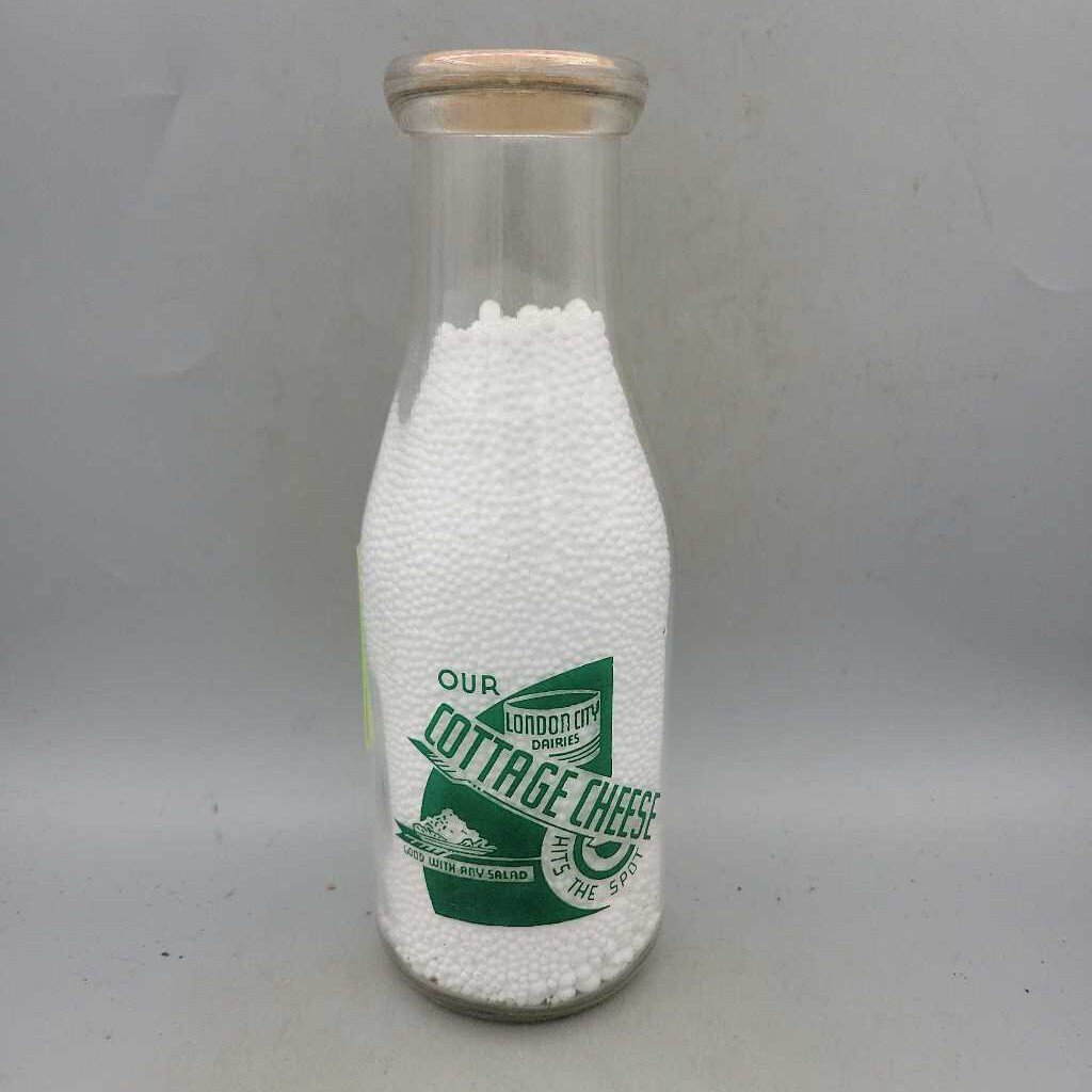 London City Dairy Milk bottle Pint Rare (JEF)