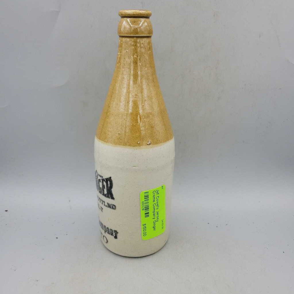 Cowel's Jersey Creme Company Ginger Bottle (JEF)