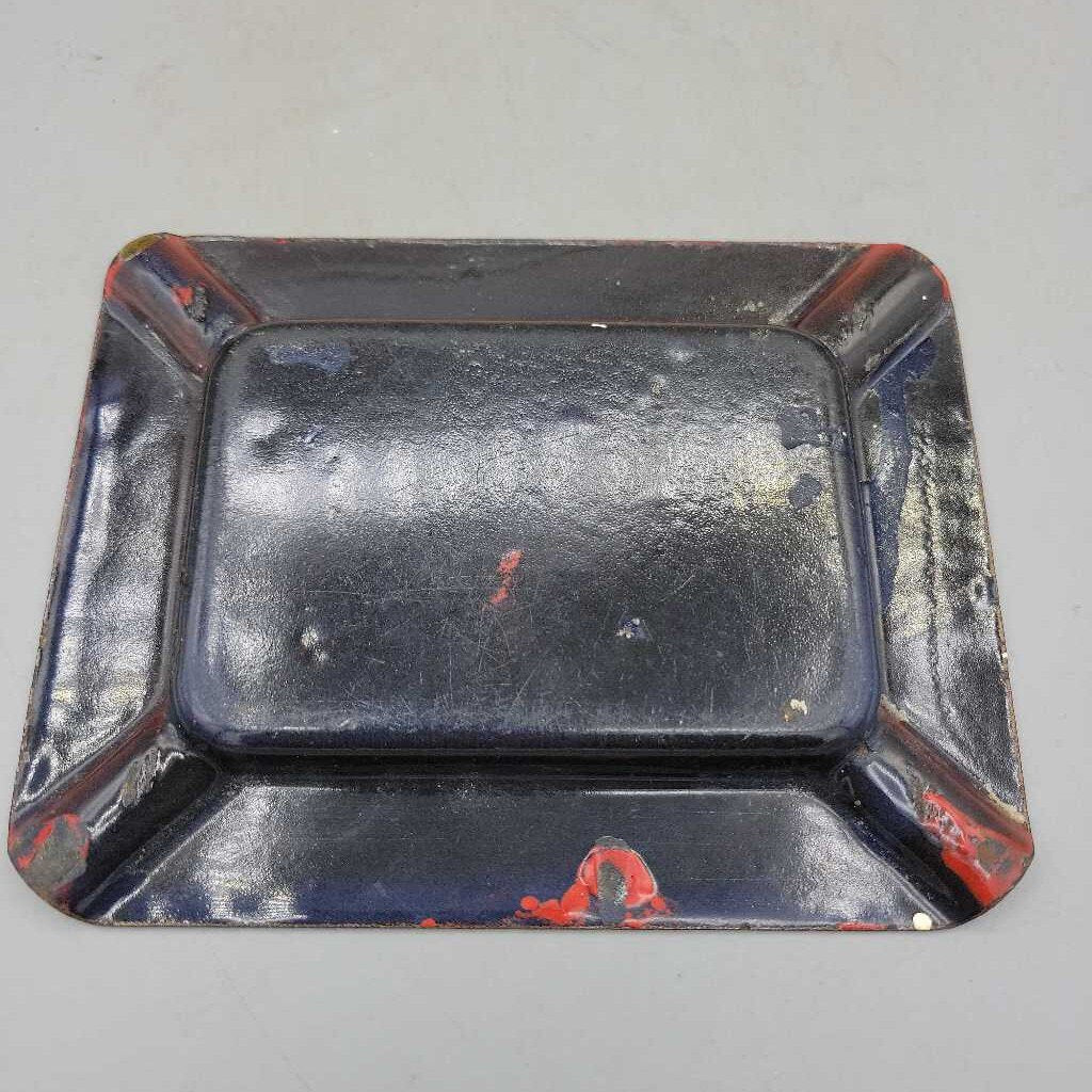 British American Beer Advertising Enamel Ashtray (Jef)