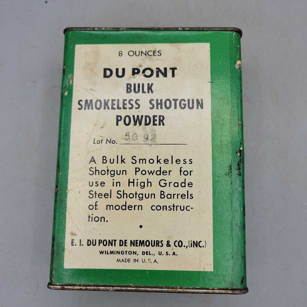 Dupont Smokeless Shot gun Powder Tin (Jef)