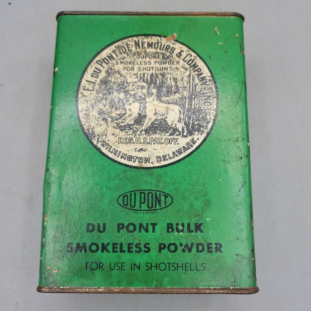 Dupont Smokeless Shot gun Powder Tin (Jef)