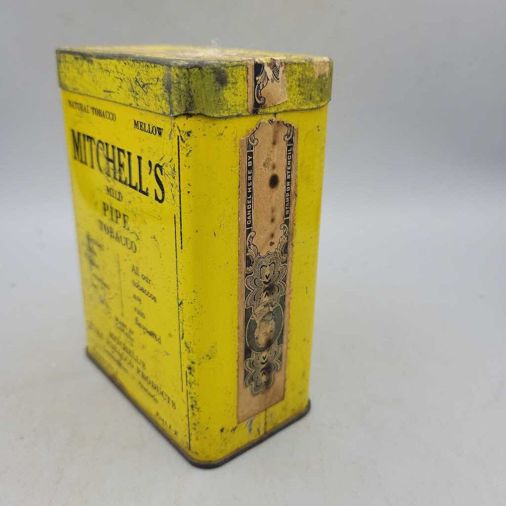 Mitchell's Pipe Tobacco Tin Lemmington Ontario