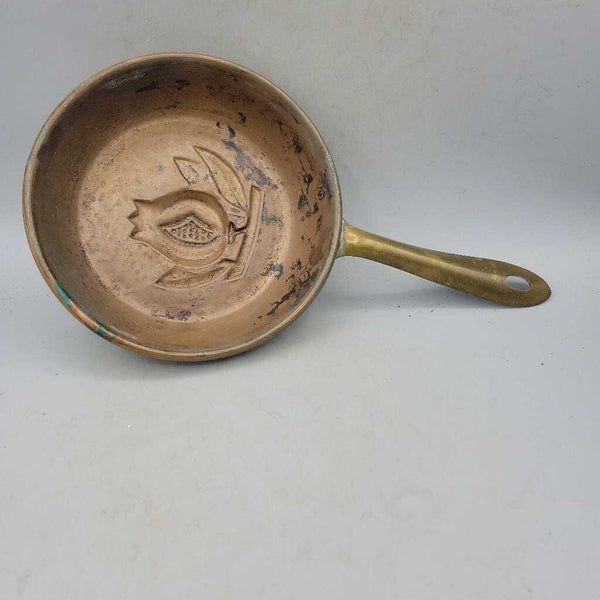 Vintage Copper and Brass Pan (JAS)