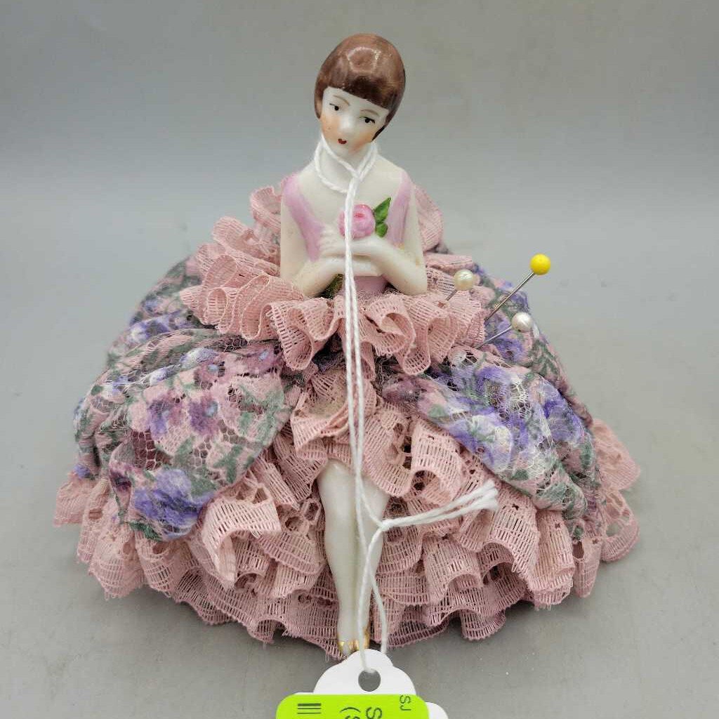 Pin Cushion Girl Doll (as found) (SJ)