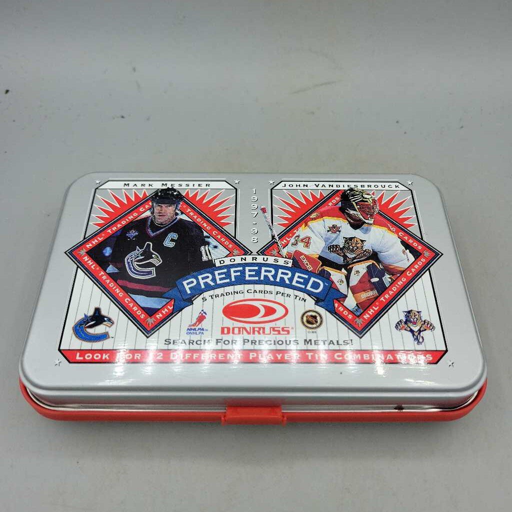 Donruss Messier Hockey Card Tin 1997 98 (JAS)