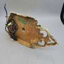Cast Metal Antique Wall Sconce (BS)