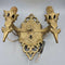 Cast Metal Antique Double Wall Sconce (BS)
