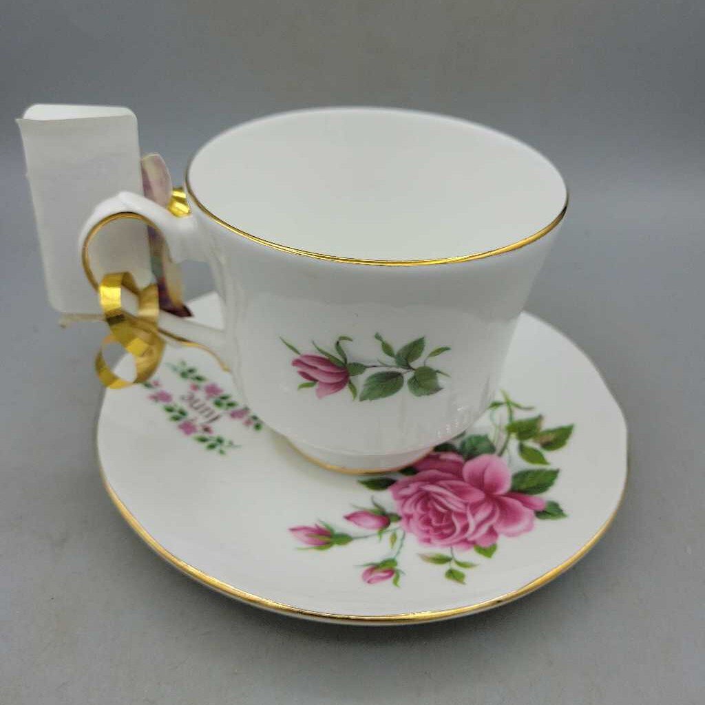 Duchess Bone China "June " Cup and Saucer (TRE)