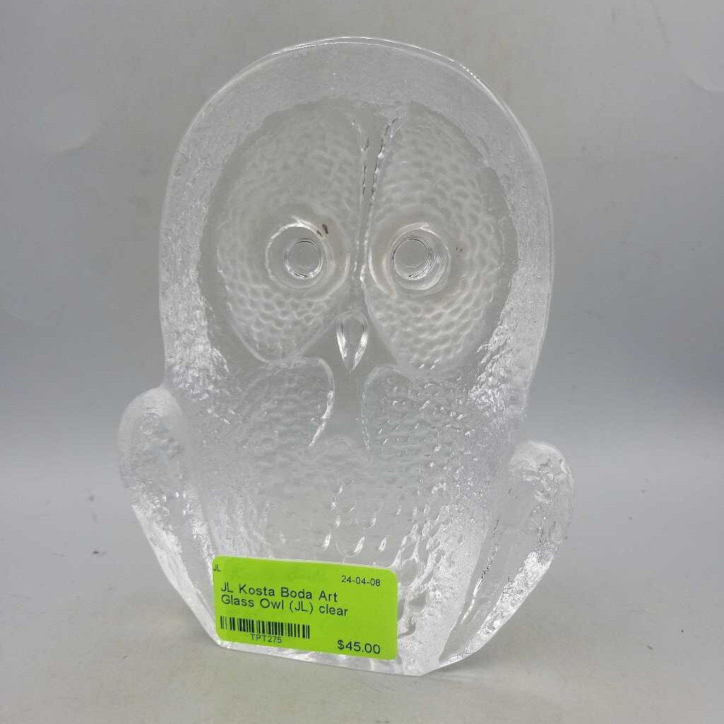 Kosta Boda Art Glass Owl (JL)