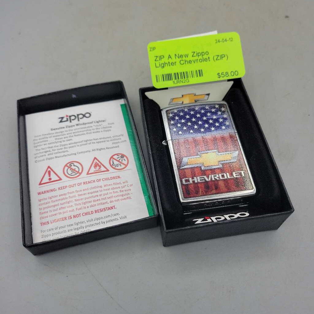 A New Zippo Lighter Chevrolet (ZIP)