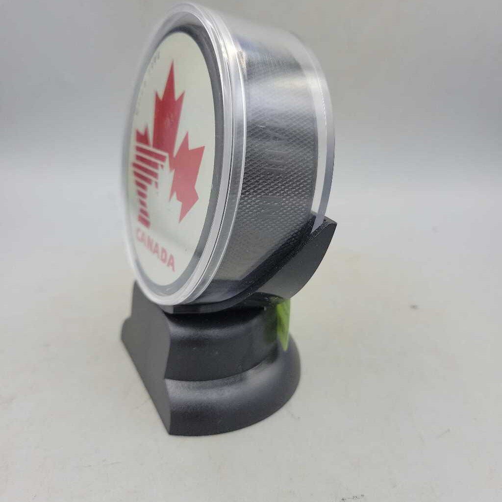 1994 Team Canada Hockey Puck in Stand (JAS)