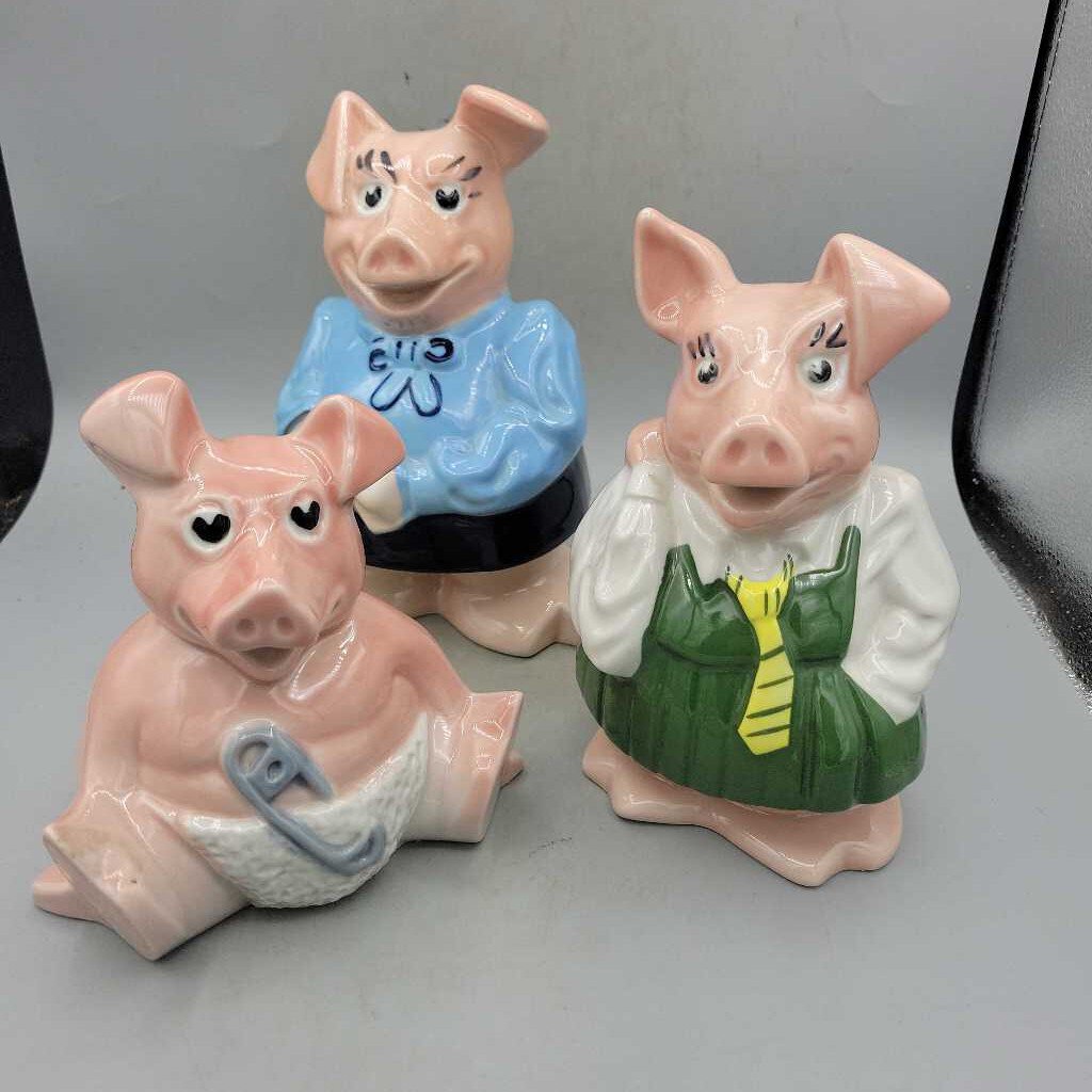 JL Wade England Piggy Banks X3 (JL)