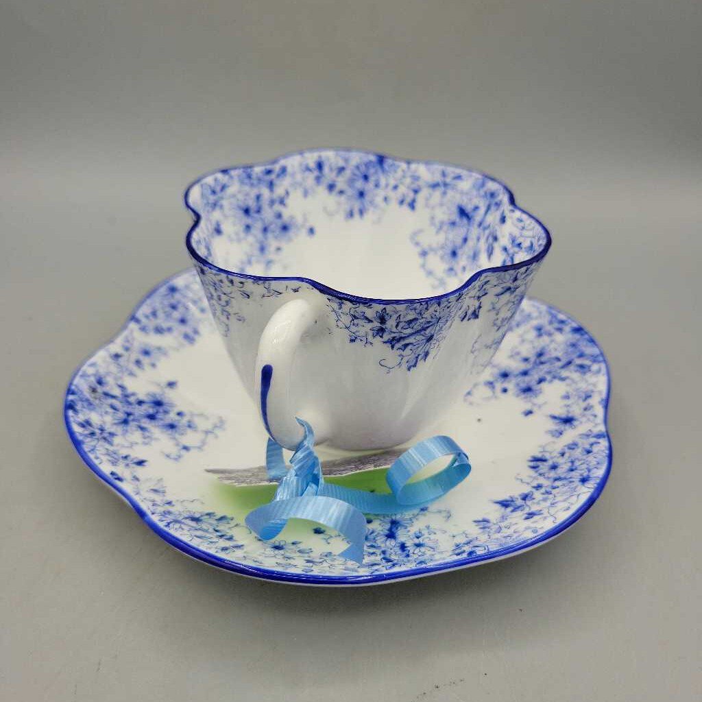 Shelley Dainty Blue Cup and Saucer (TRE)