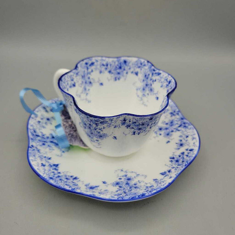 Shelley Dainty Blue Cup and Saucer (TRE)