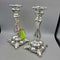 Vintage W.M. Rogers Silver Plated Candle Sticks (2)