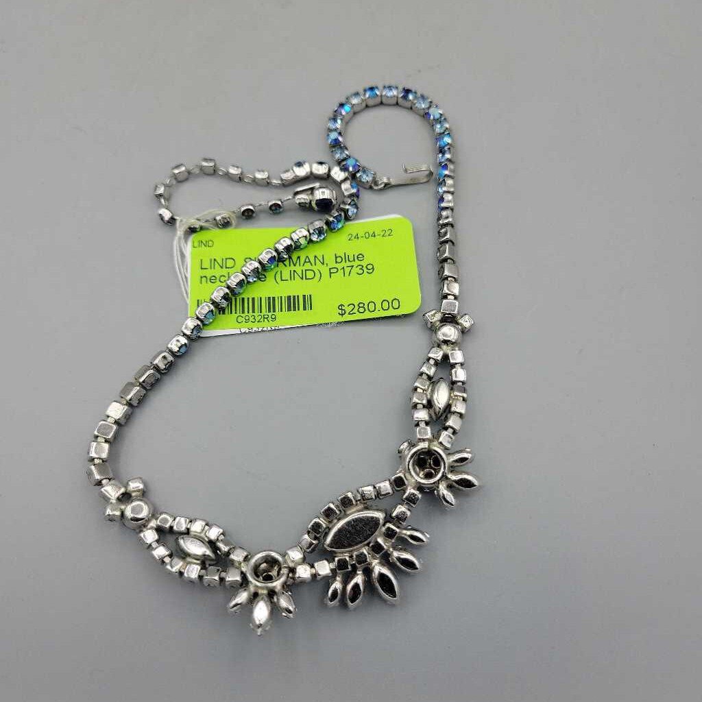 SHERMAN, blue necklace (LIND) P1739