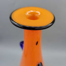 Orange Art Glass Vase (DEB)