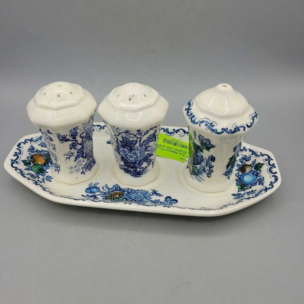 Mason Fruit Basket Shaker set with tray r (TRE)