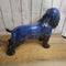 Rare Blue Drip Glaze Cocker Spaniel Dog Sculpture (GOS)
