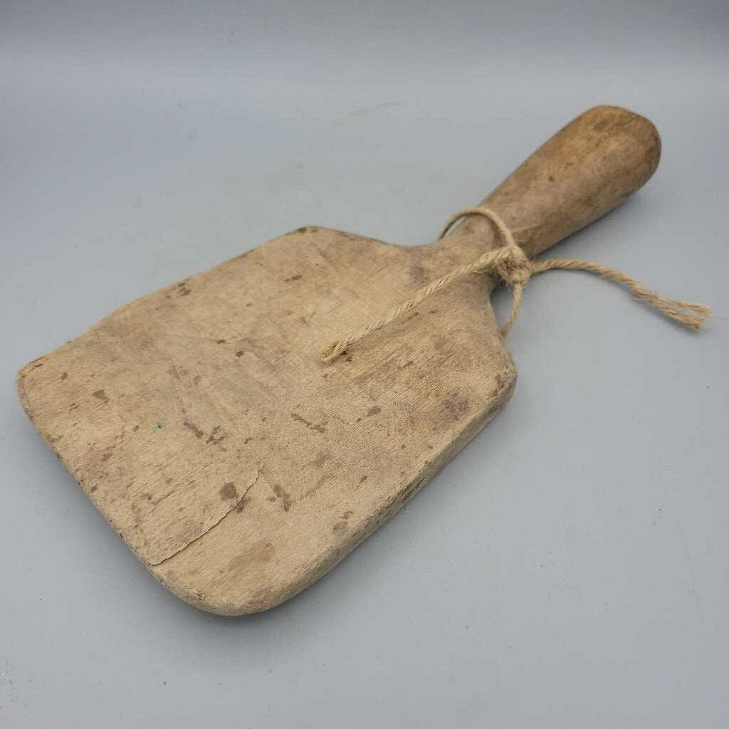 Solid Wood Primitive Butter Churn Paddle (JAS)