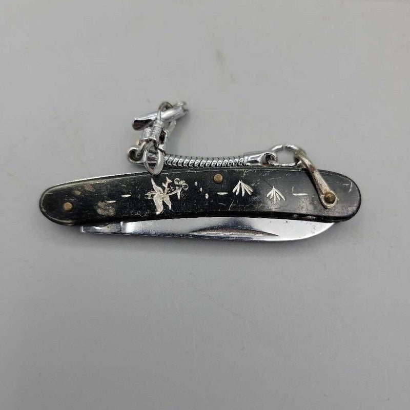 Small Metal etched knife (JAS)