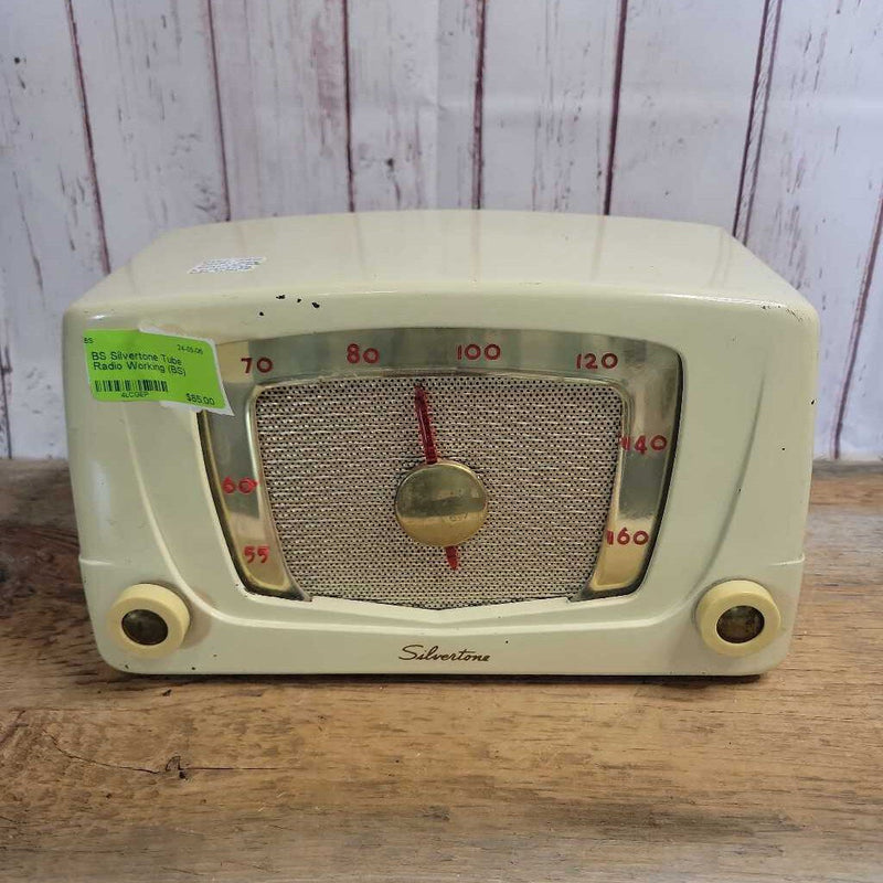 Silvertone Tube Radio Working (BS)