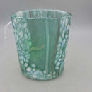 Art Glass Blue Oval Vase (DEB)