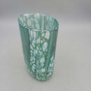 Art Glass Blue Oval Vase (DEB)