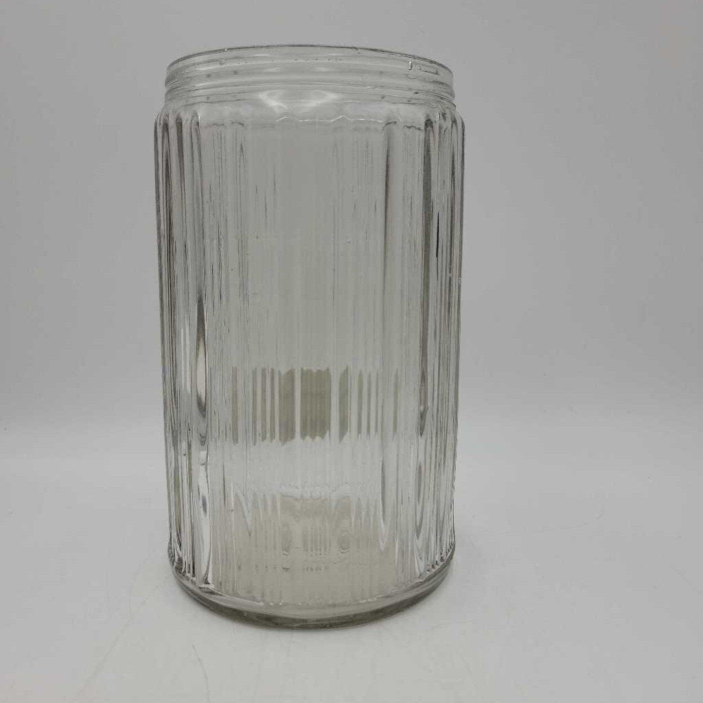 Vintage Hoosier Ribbed Coffee Jar, no lid (US2)