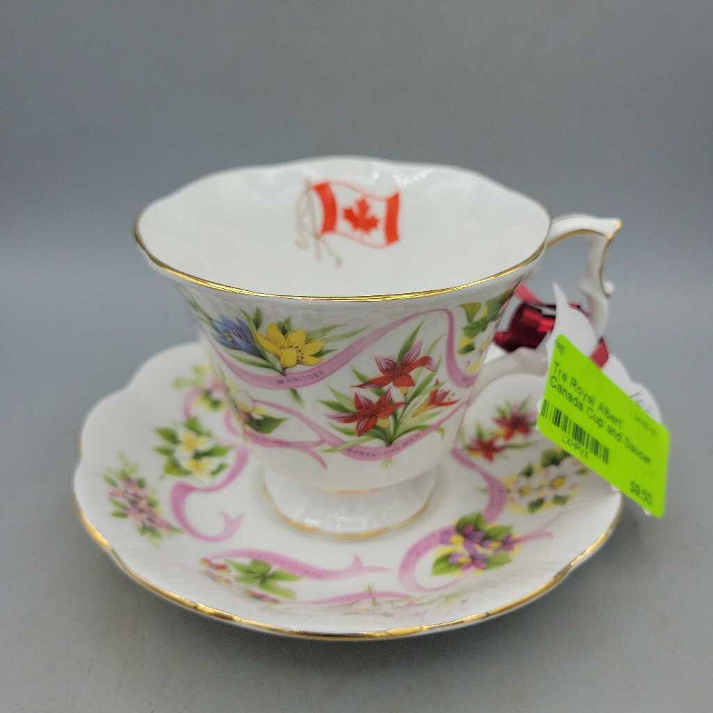 Royal Albert Canada Cup and Saucer (TRE)