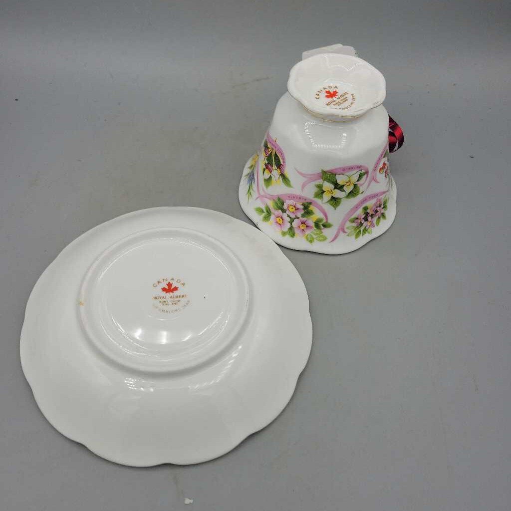 Royal Albert Canada Cup and Saucer (TRE)