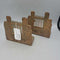 Antique Heavy Copper Bookends (JL)