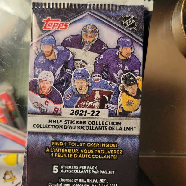 2021 2022 Topps Hockey Sticker 3 Packs (JAS)