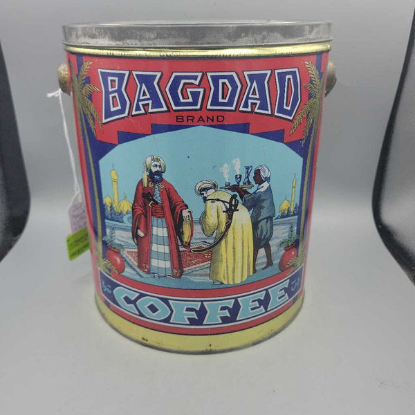 Bagdad Brand Coffee tin ail (Jef)