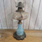 Antique Blue and white Swirl Oil Lamp lantern (Jef)