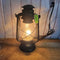 Electrified Antique 12.5" Jupiter 2 Barn Lantern fr. Poland (working)