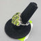 Sterling Peridot Statement Ring - #9843