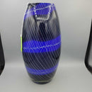 Blue ART Glass vase (DEB)