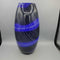 Blue ART Glass vase (DEB)