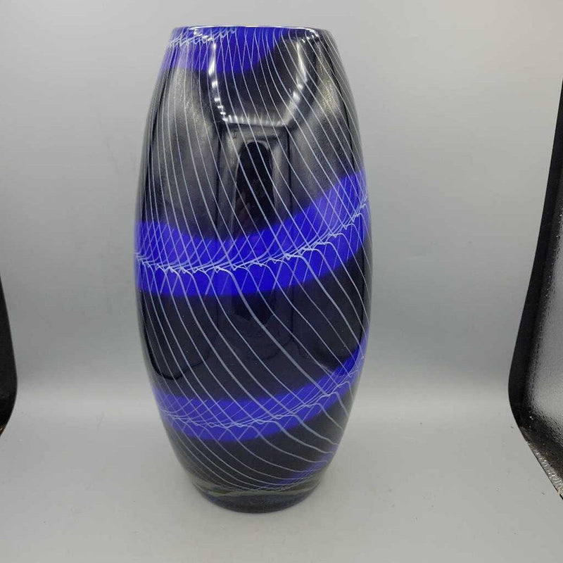 Blue ART Glass vase (DEB)