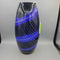 Blue ART Glass vase (DEB)