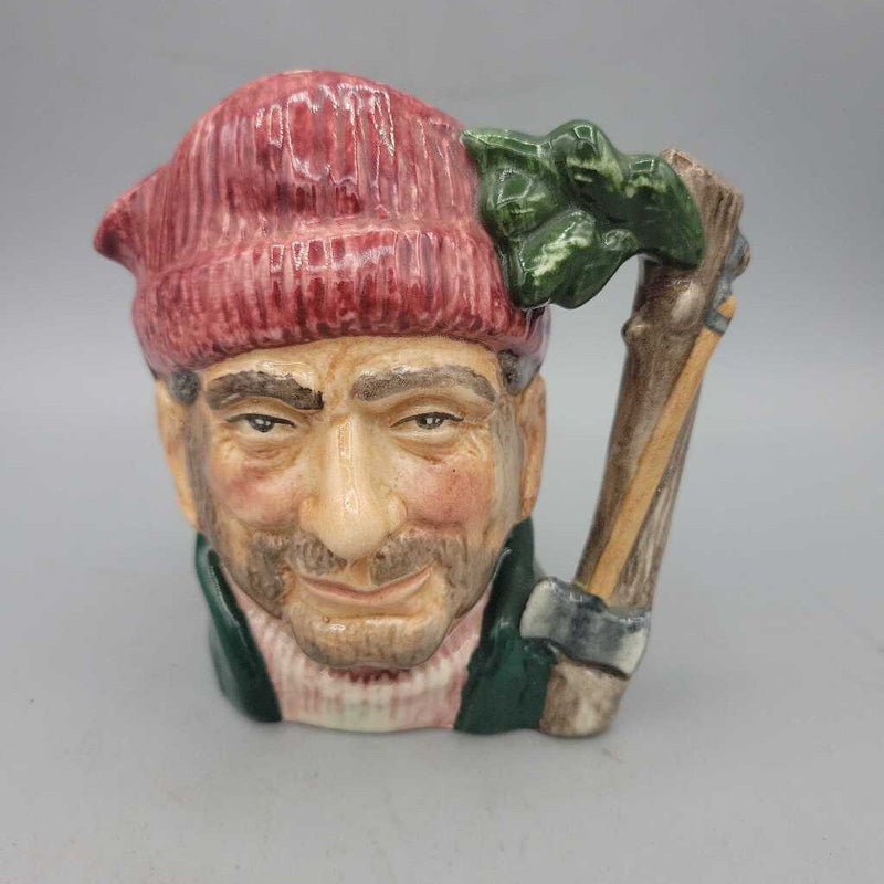 Royal Doulton Toby Mug "Lumberjack" D6613 small chip (YVO) 406