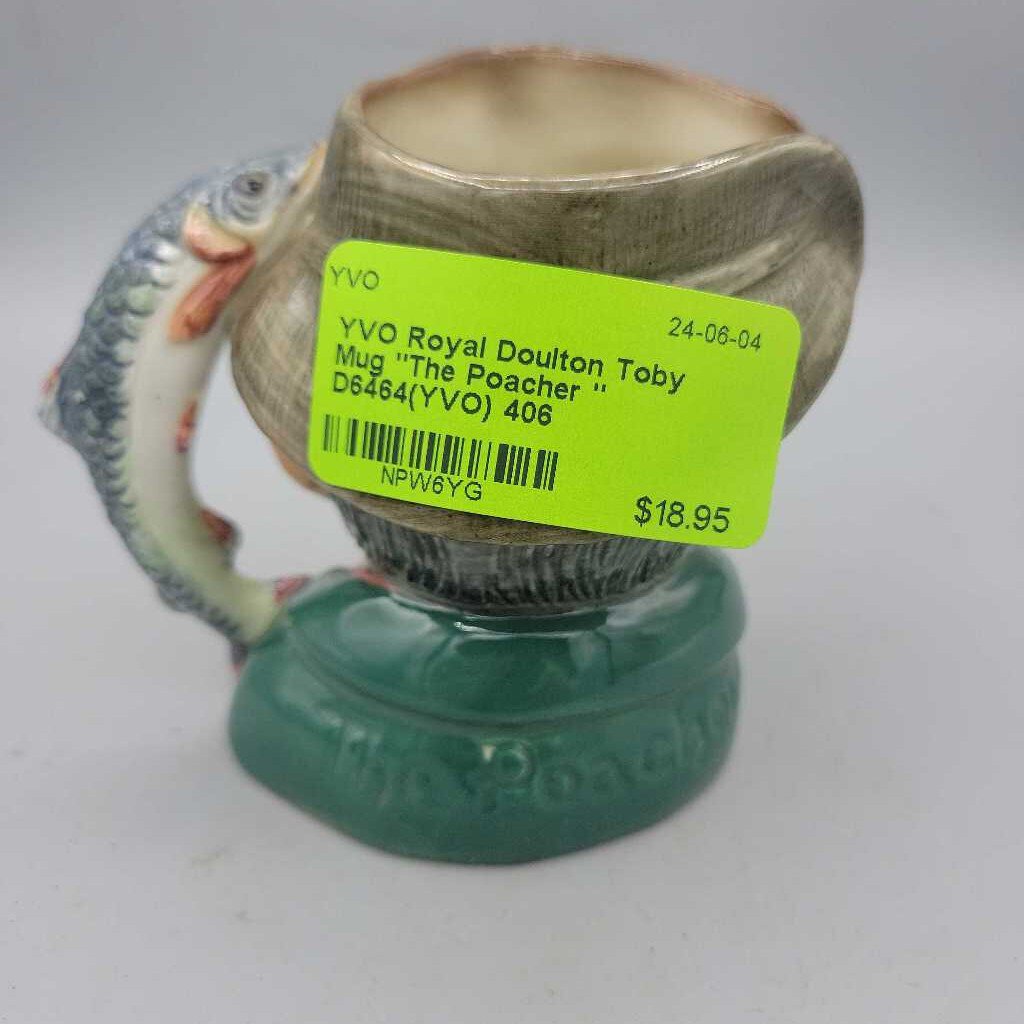 Royal Doulton Toby Mug "The Poacher " D6464(YVO) 406