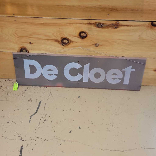 Decloet Metal Sign (JAS)