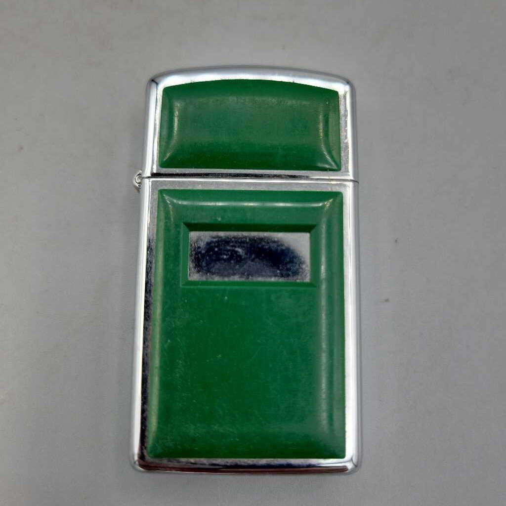 Zippo "Slim Green " Niagara Falls Lighter(ZIP)