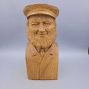 Wood Carving Seaman Signed (JL)