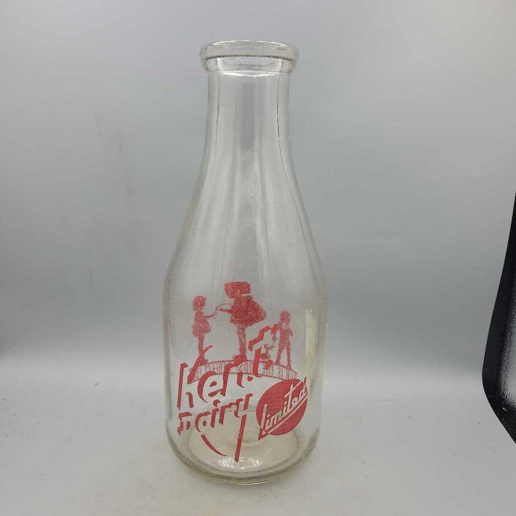 Kent Dairy Quart milk bottle (JEF)