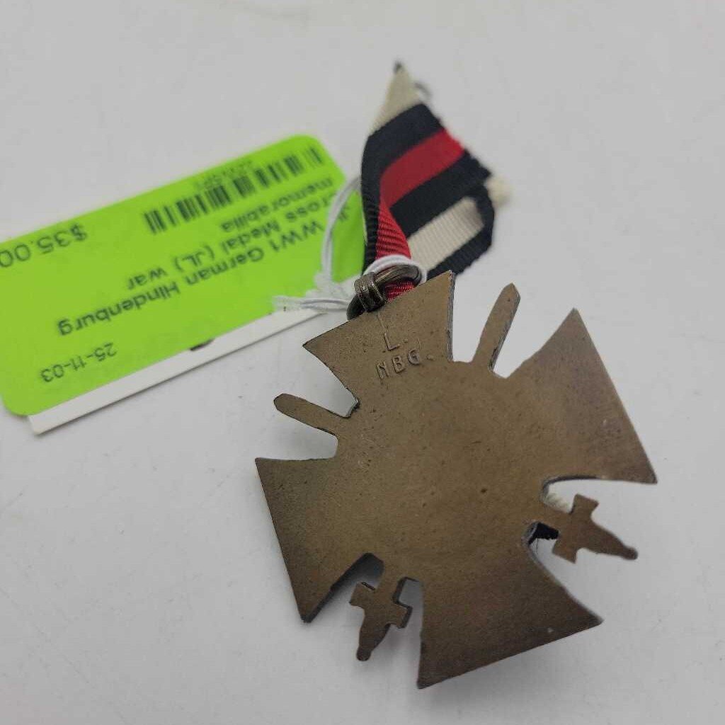 JL WW1 German Hindenburg Cross Medal
