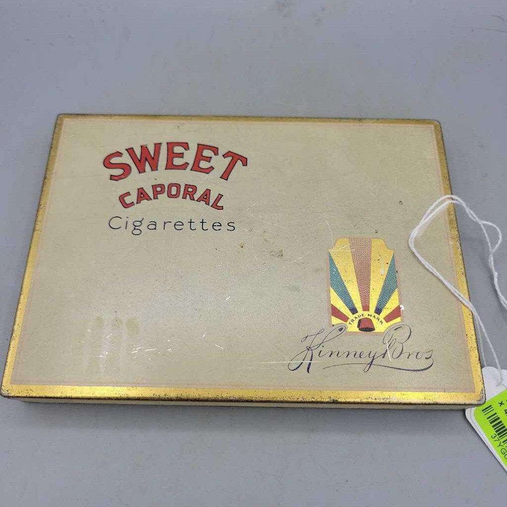 Sweet Caporal Flat 50 Tobacco tin Cigarette (DEB)