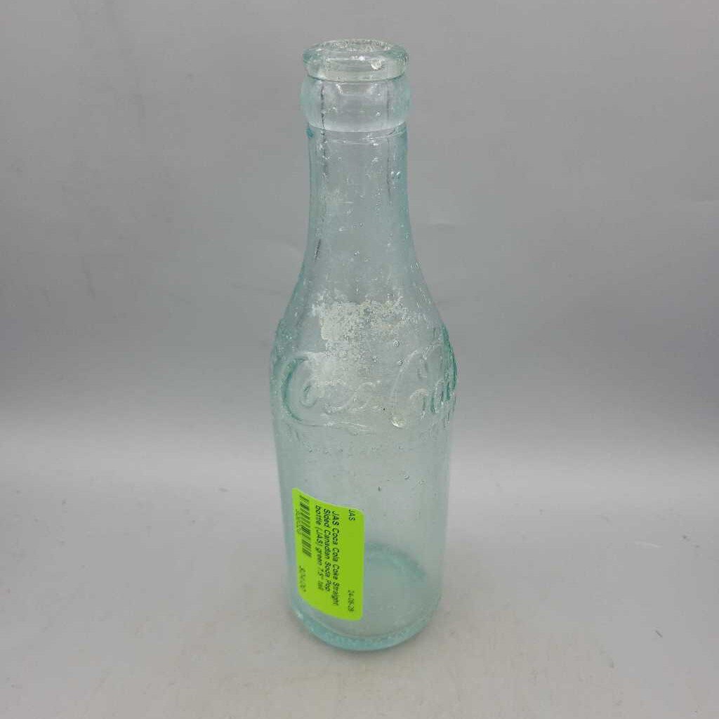 Coca Cola Coke Straight Sided Canadian Soda Pop bottle (JAS)